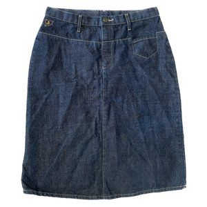 Vintage Lee Pencil Jean Skirt